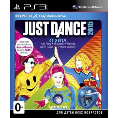 Just Dance 2015 (только для PS Move) [PS3, русская документация]